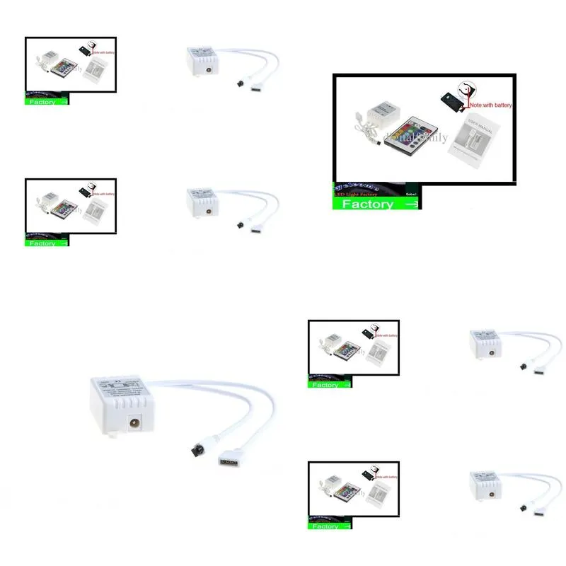  12v 3x2 a 24 keys led controller ir remote controller for 3528 5050 rgb led strip light