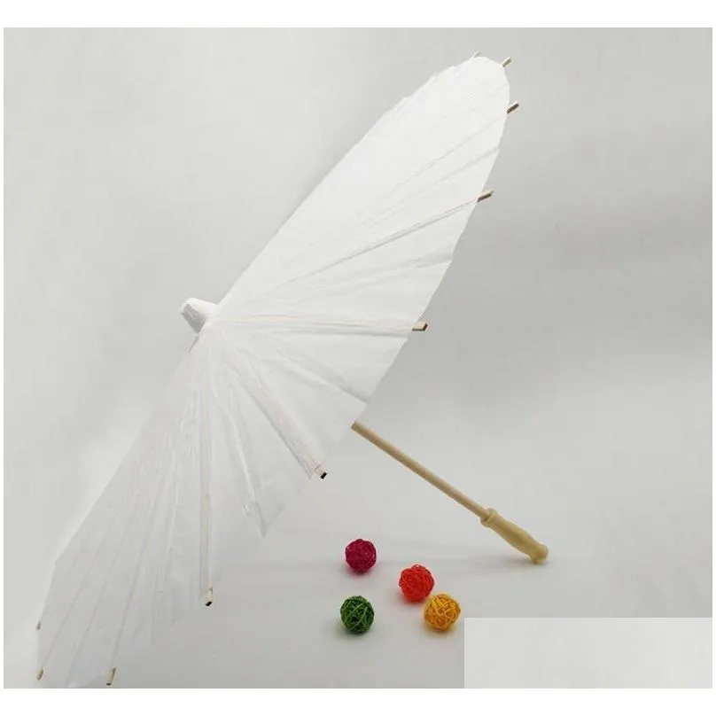 20/30/40/60cm chinese mini craft oil paper umbrellas bridal wedding parasols umbrella retro dance prop ceaft oilpaper 4 size umbrellas