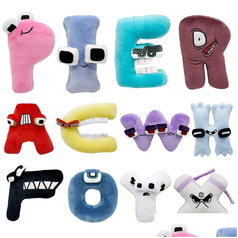 alphabet lore plush toys english letter