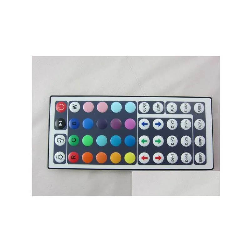  dual output controller availab doublesided 12v 44 keys led controller ir remote controller for rgb led strip light