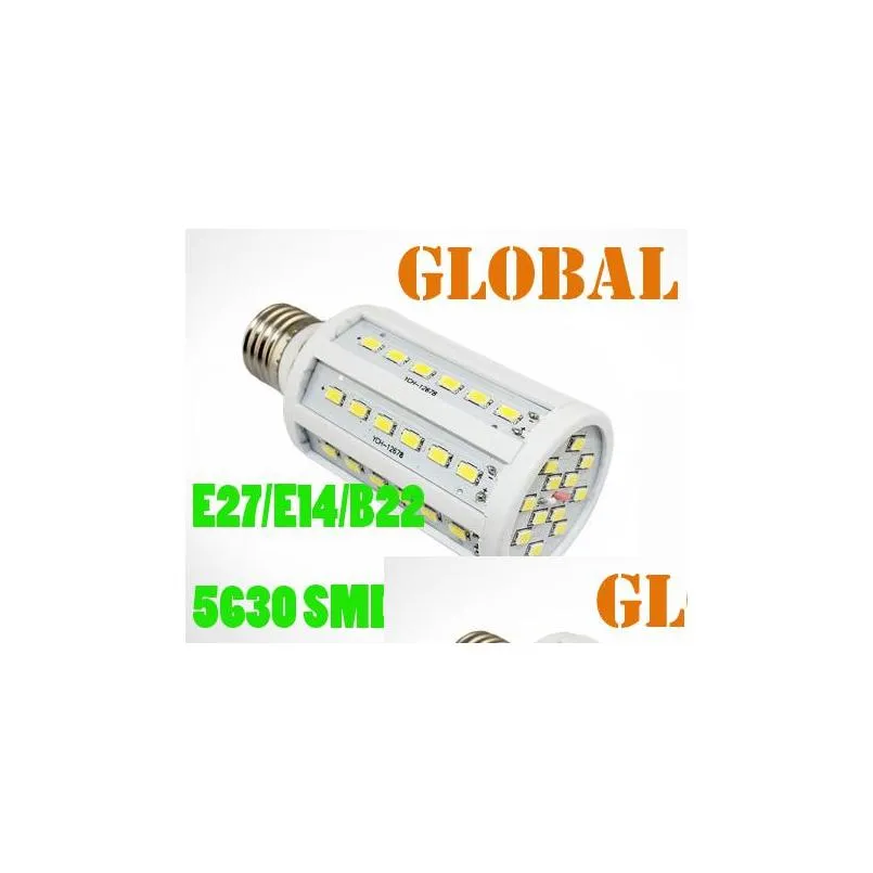  2x warm led bulbs led corn lighting 360degree 15w e27 e14 b22 5630 smd 60 leds 1800lm energy saving light lamp 110v130v