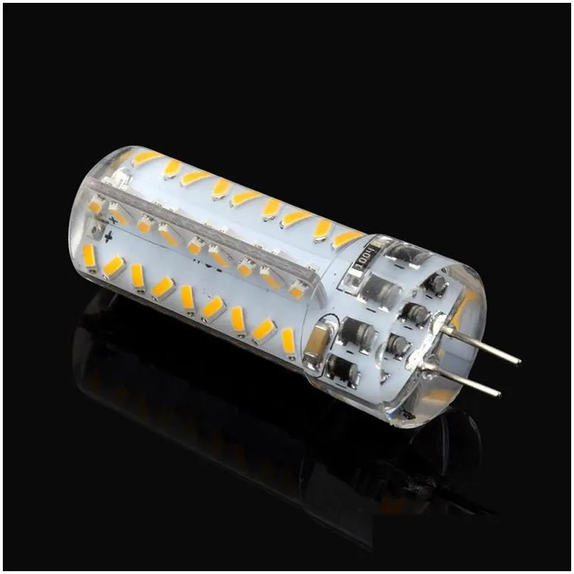 g4 ac dc 12v 220v led corn lamp 3w 5w 6w 8w 9w led light 3014 corn bulb silicone lamps crystal chandelier home decoration light