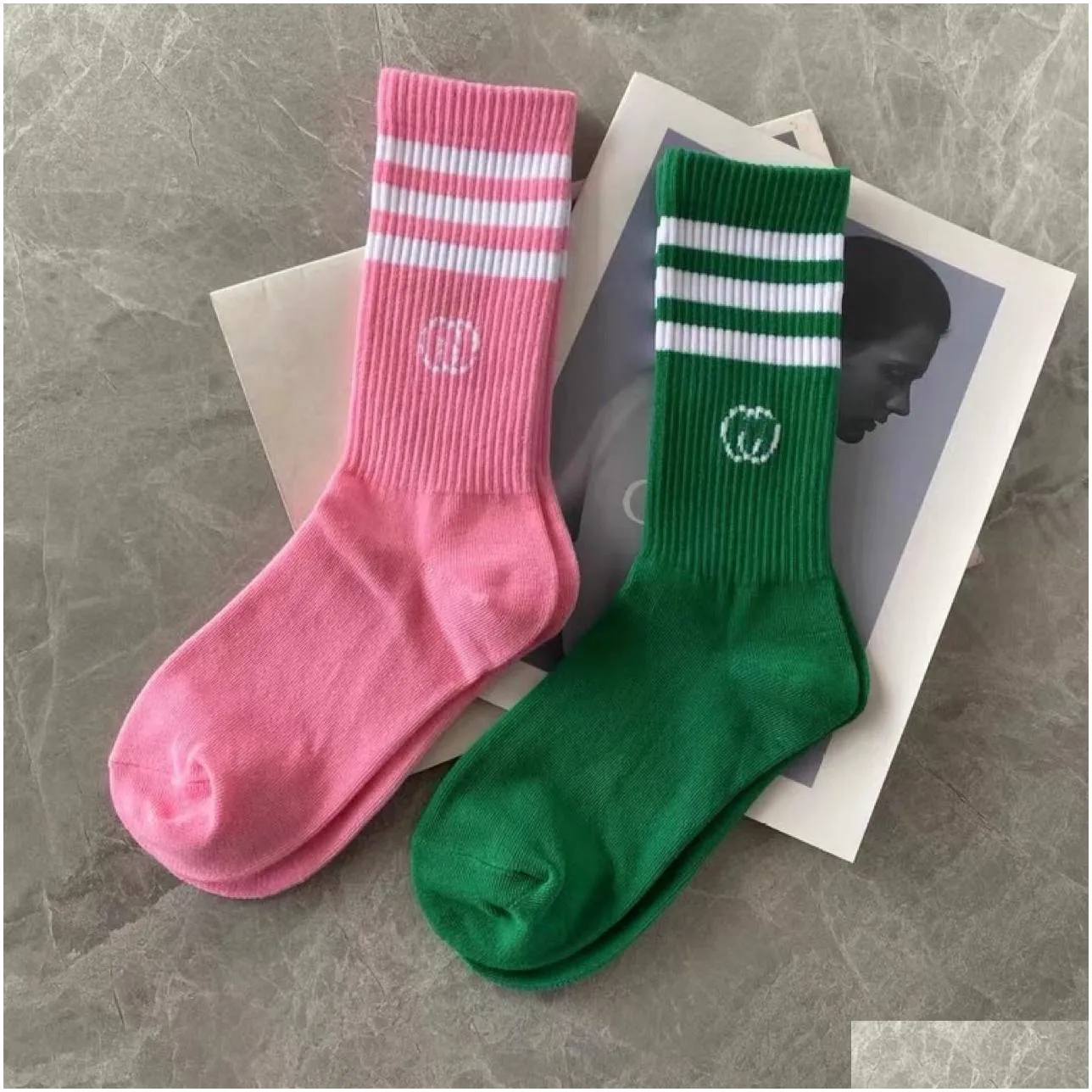 letters g designer socks textile cotton stripe women long socks ins classic brand sports sock fashion comfortable stockings