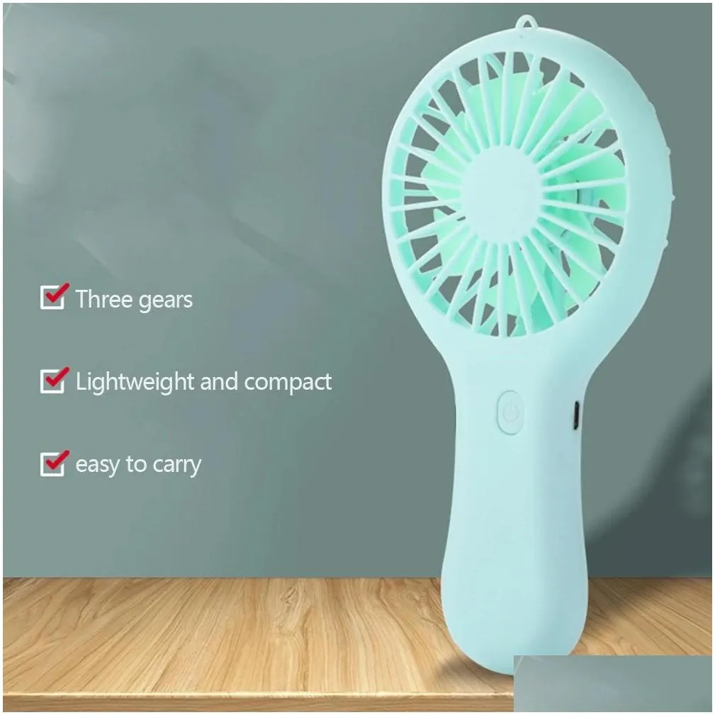 party favor usb mini wind power handheld fan convenient and ultraquiet fan portable student office cute small cooling