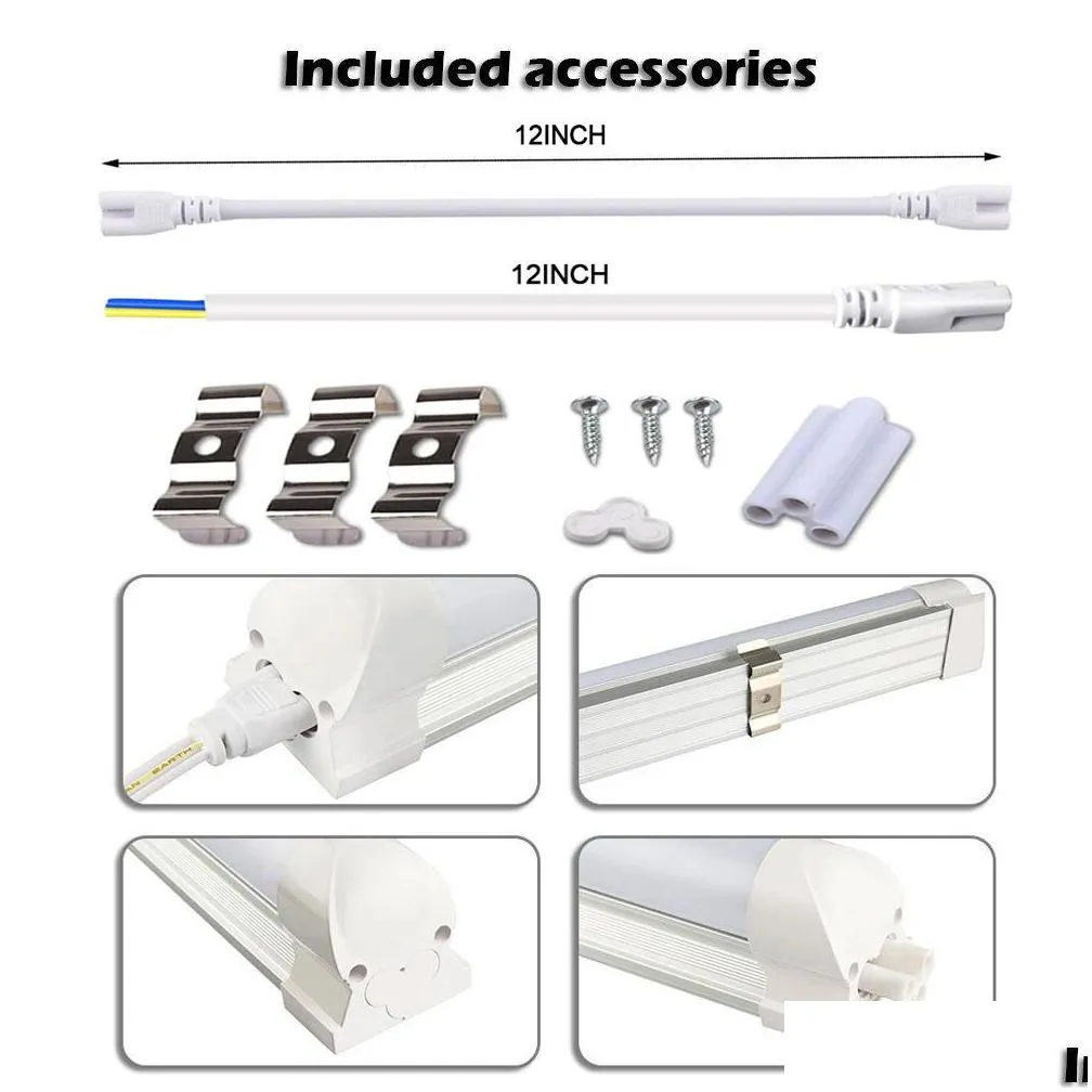 led tube light 8ft v shape integrate 4ft 5ft 6ft 8 feet t8 dual led tubes cool lighting led strip fixture