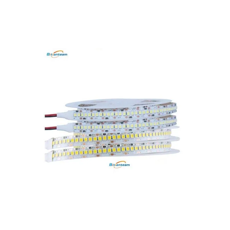 led strip light 5m 2835 smd dc 12v 240leds/m waterproof ip65 ip33 flexible ribbon string led lamp lights night decor