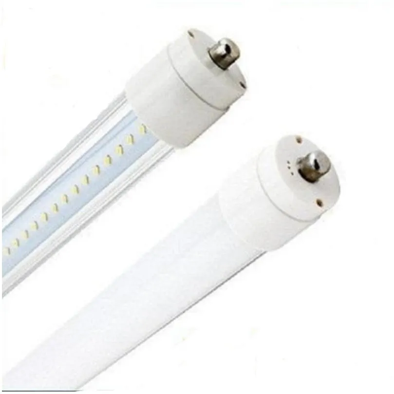 8 feet led 8ft single pin t8 fa8 single pin led tube lights 45w 4800lm led fluorescent tube lamps 85265v