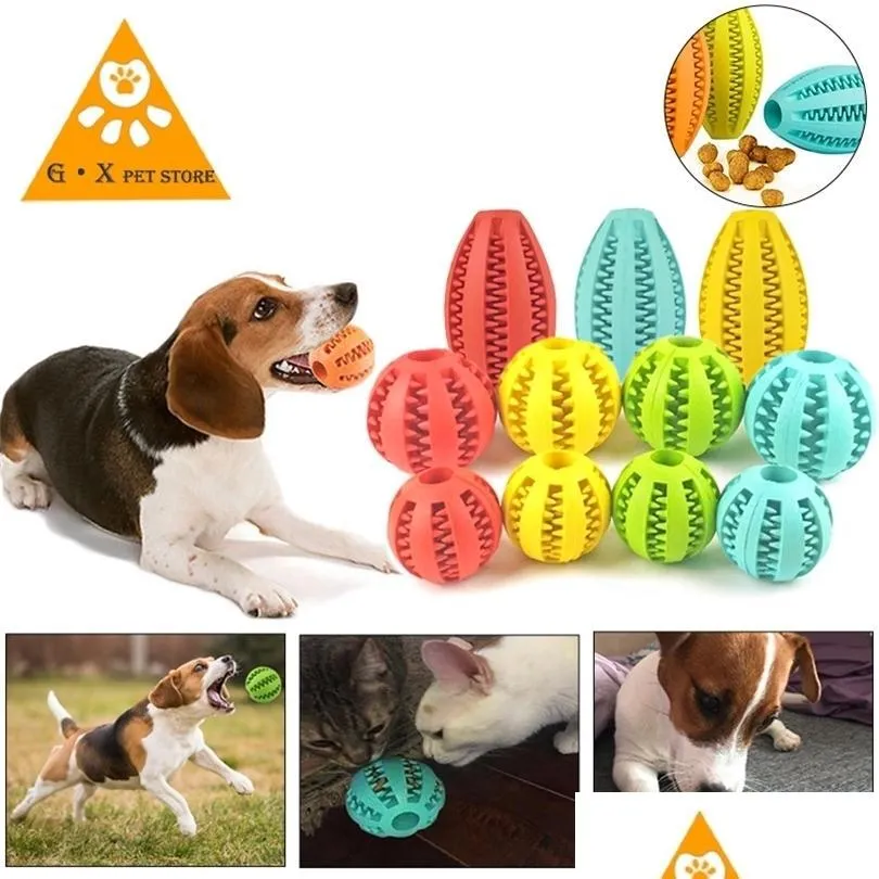 5cm/7cm/11cm pet watermelon ball toy dog interactive bouncing natural rubber leaking tooth cleaning 220423