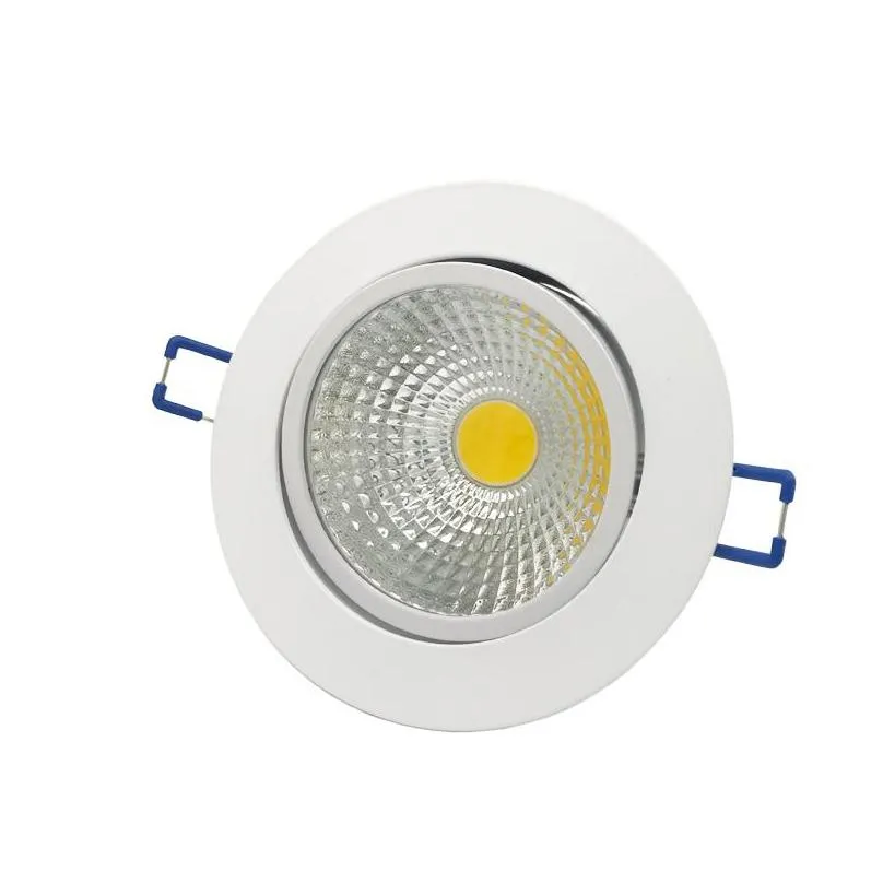 led downlight aluminium dimmable 9w 12w 15w 18w 21w 25w cob spot light warm white/cold white ac 85265v