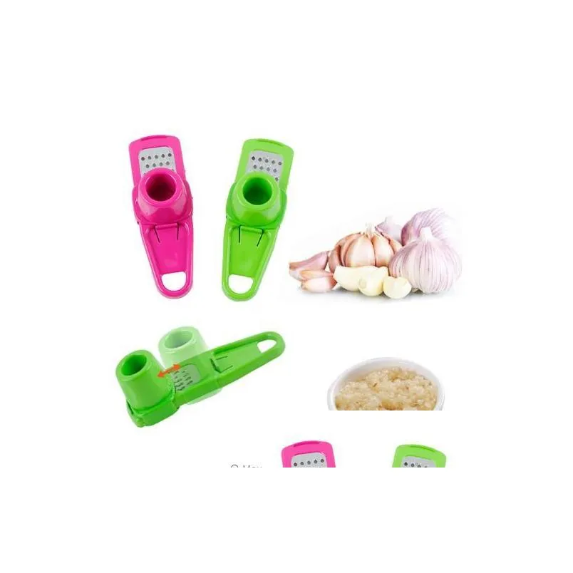 candy color multi functional ginger garlic grinding tool grater planer slicer cutter cooking tool utensils kitchen accessories