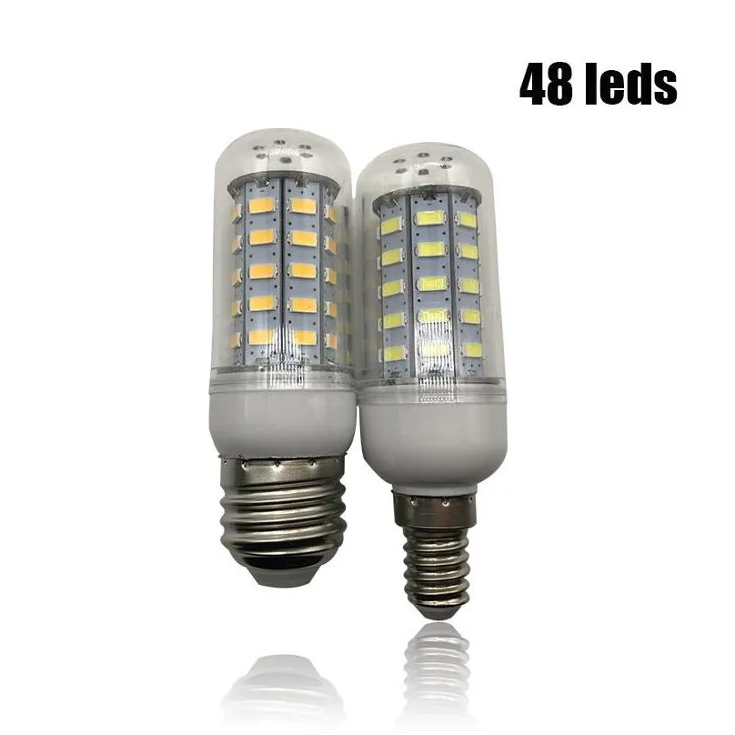 smd5730 e27 e14 g9 gu10 led lamp 7w 12w 15w 18w 220v 110v 360 angle 5730 ultra bright led corn bulb light chandelier lamps