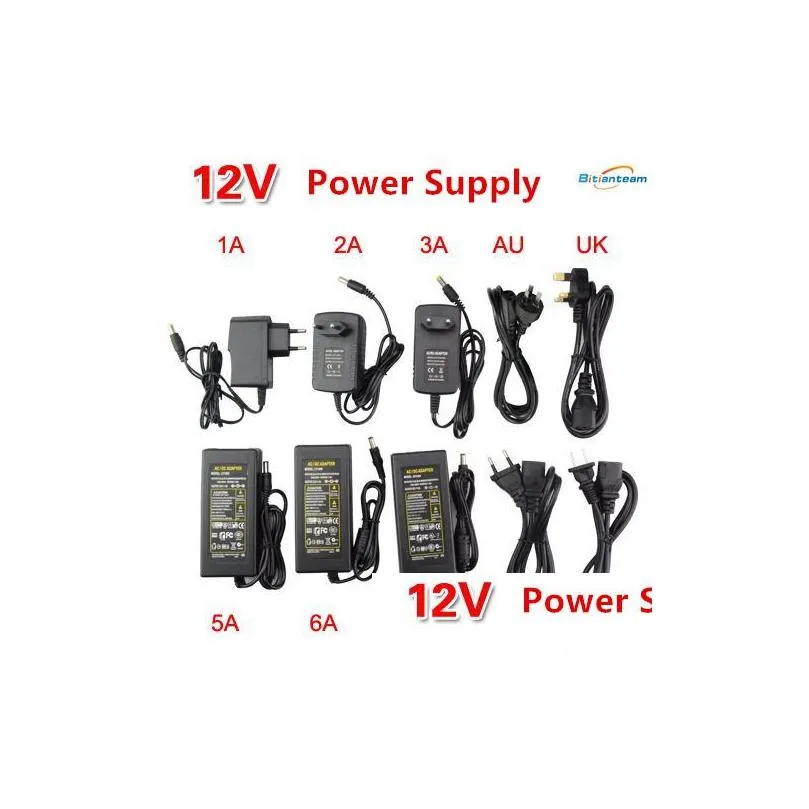 high power led transformer 2a 3a 5a 8a 10a led power supply dc 5v for smd 5050 ws2812 led strip light ac 110240v