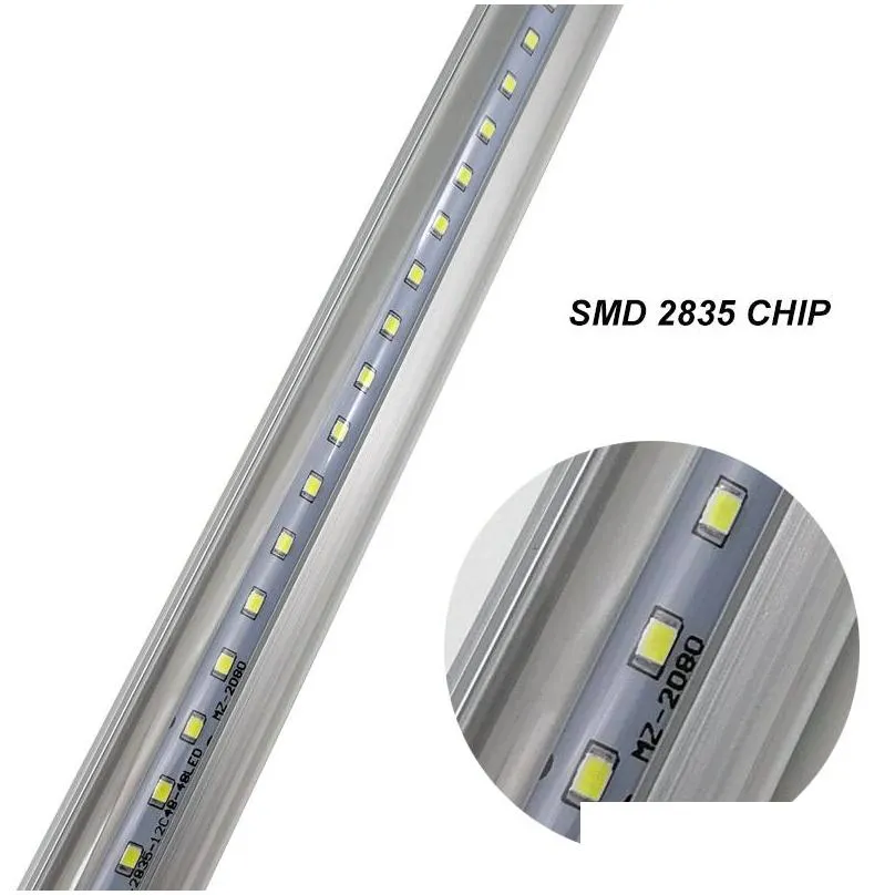 8 feet led 8ft single pin t8 fa8 single pin led tube lights 48w 5000lm led fluorescent tube lamps 85277v