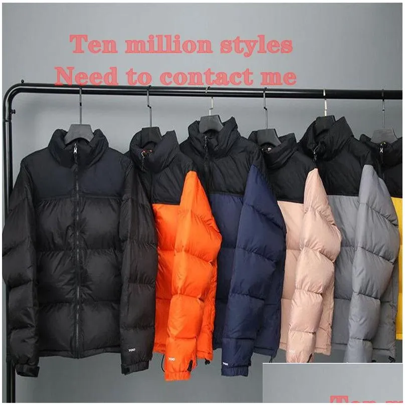 mens designer down jacket winter cotton womens jackets parka coat face outdoor windbreakers couple thick warm coats tops outwear multiple