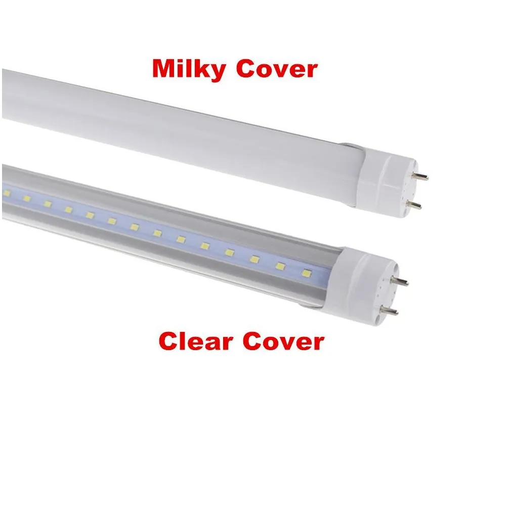 led tube lighting t8 18w 22w 28w fluorescent tubes lamp 4ft 4feet 1.2m smd2835 6000k dualend powered shop light bulbs