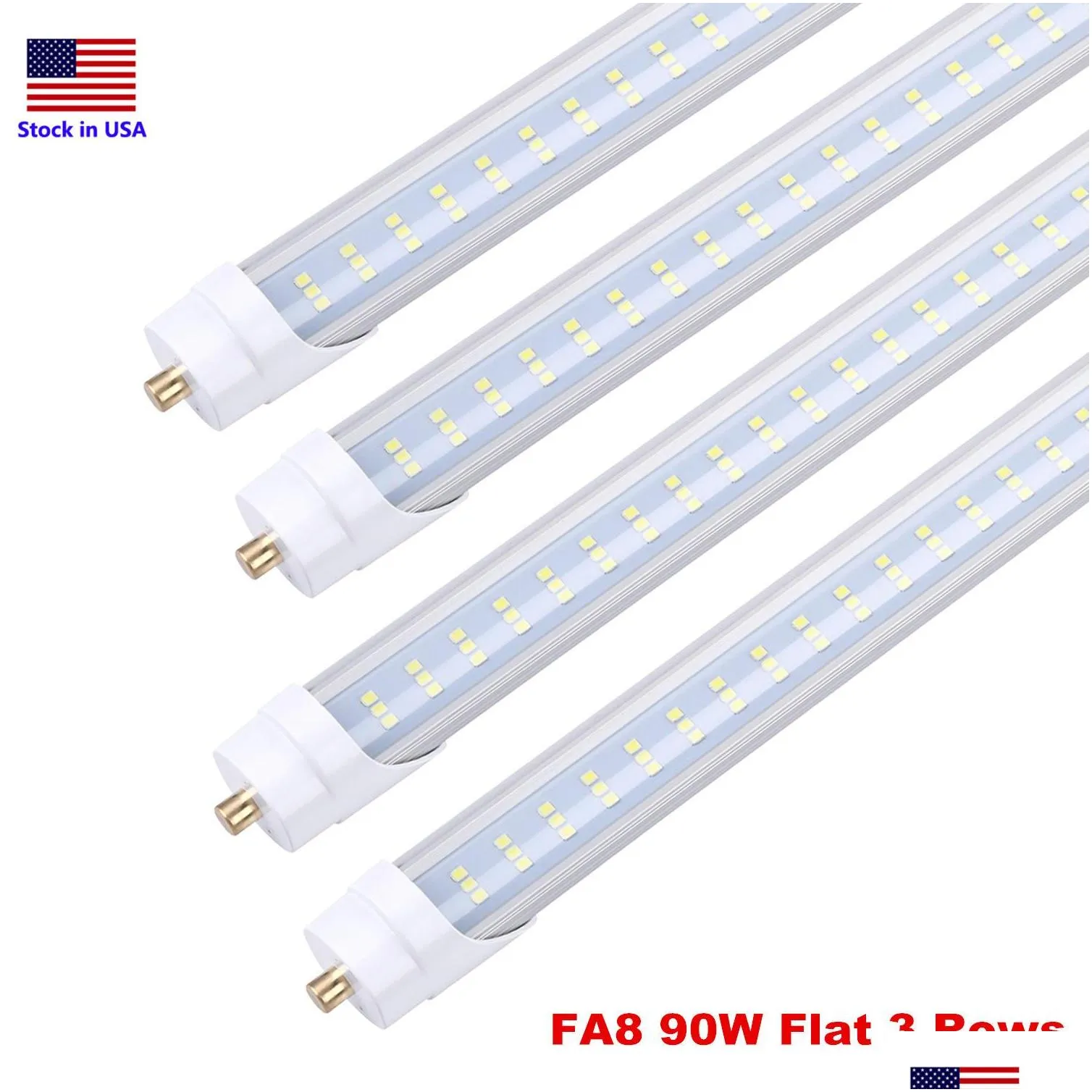 8 led bulbs 8ft tube lamp single pin fa8 t8 led tubes light 8 ft 8feet 45w leds lights tube lamp fa8 led shop lights