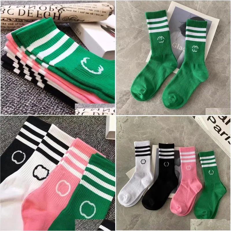 letters g designer socks textile cotton stripe women long socks ins classic brand sports sock fashion comfortable stockings