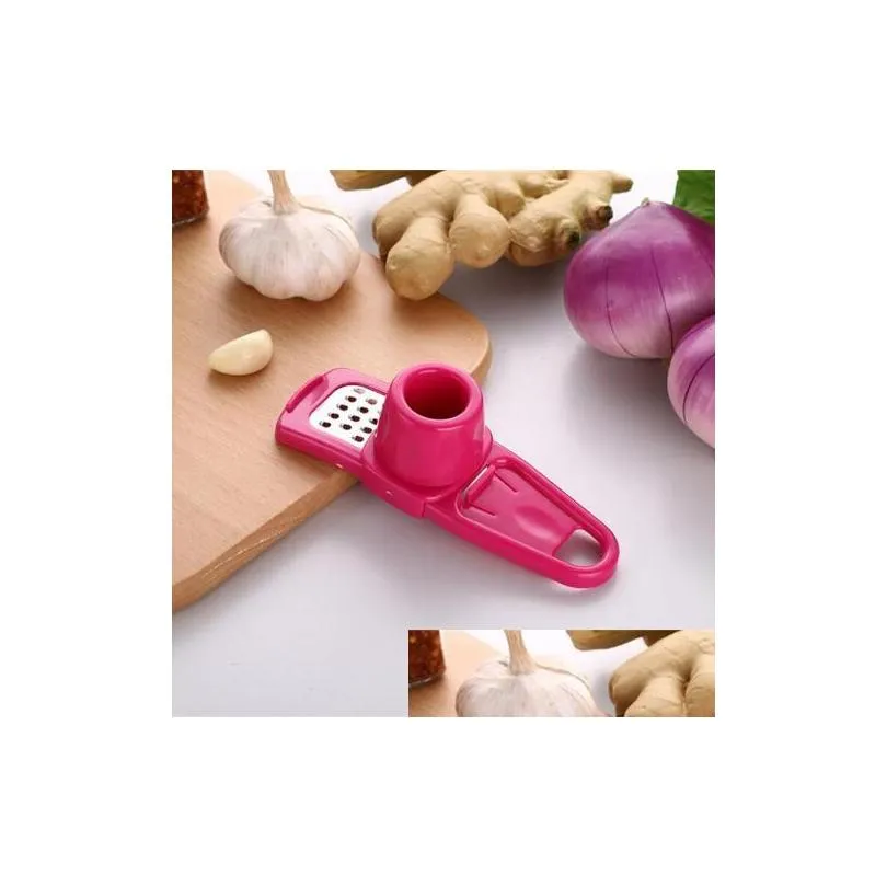 candy color multi functional ginger garlic grinding tool grater planer slicer cutter cooking tool utensils kitchen accessories