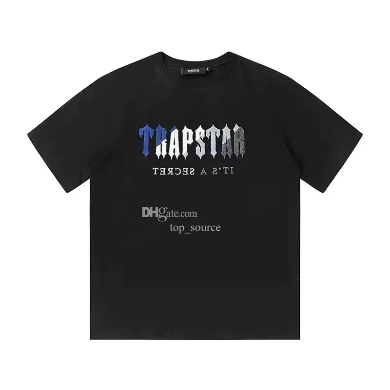 High Quality Mens t-shirts trapstar t shirt designer shirts print letter luxury black and white grey rainbow color summer sports fashion top short sleeve EUR size S-XL