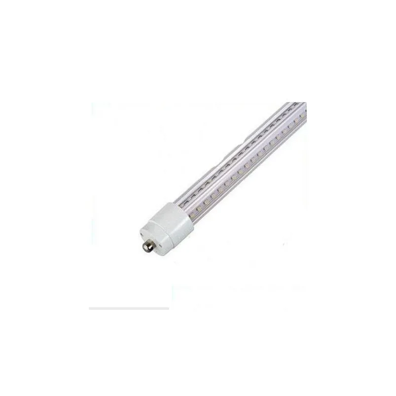 led vshaped 4ft 5ft 6ft 8ft t8 tubes lights cooler door led tubes single pin fa8 28w 32w 42w 65w cold white ac 85265vaddce rohs ul