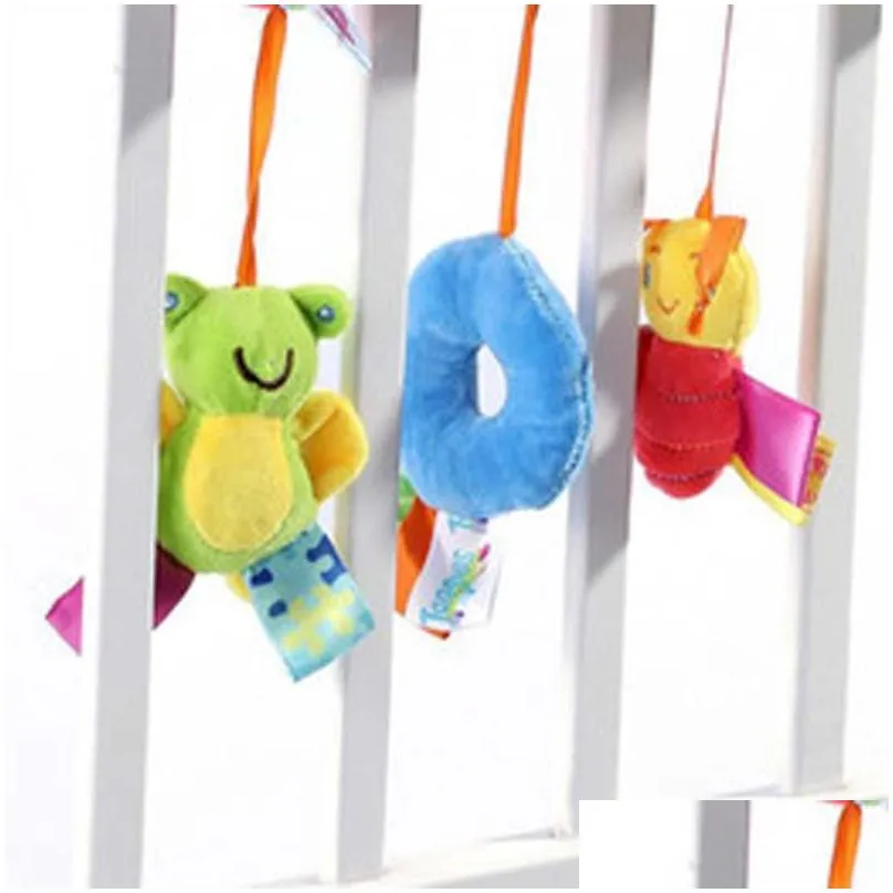 old cobbler mobiles baby toy nursery store bed bell hanging kids carriage decor tag around caterpillar color label comfort doll