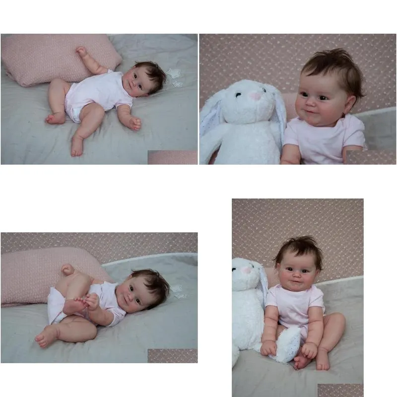 dolls npk 50cm reborn baby doll born girl baby lifelike real soft touch maddie with handrooted hair high quality handmade art doll