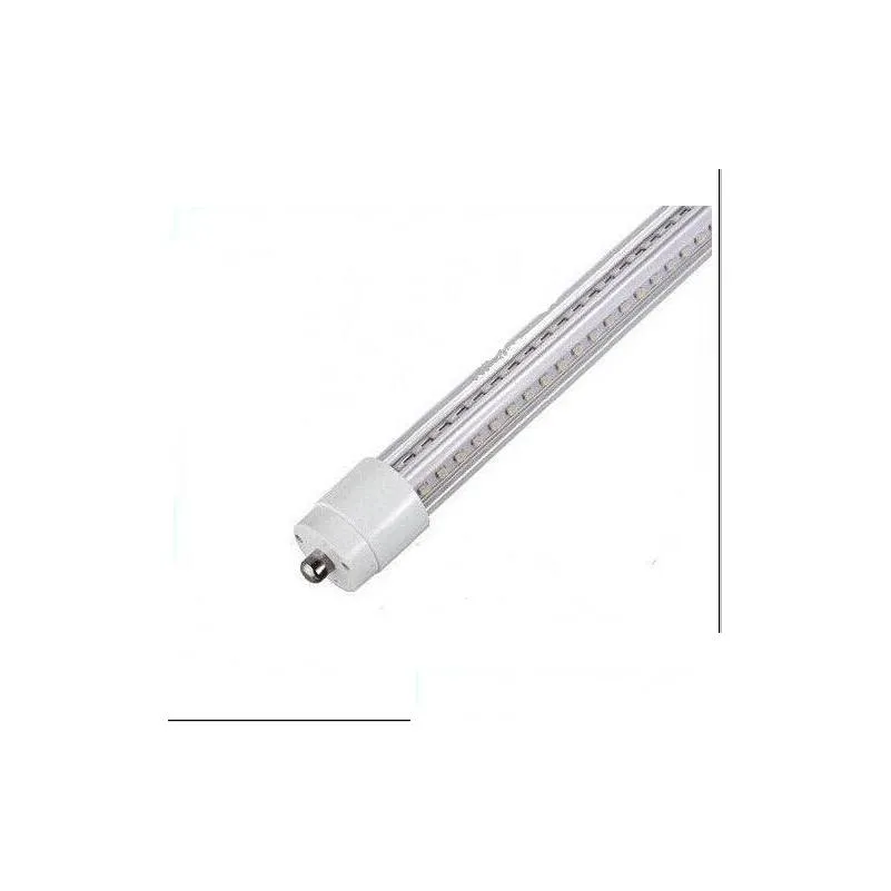 led vshaped 4ft 5ft 6ft 8ft t8 tubes lights cooler door led tubes single pin fa8 28w 32w 42w 65w cold white ac 85265vaddce rohs ul