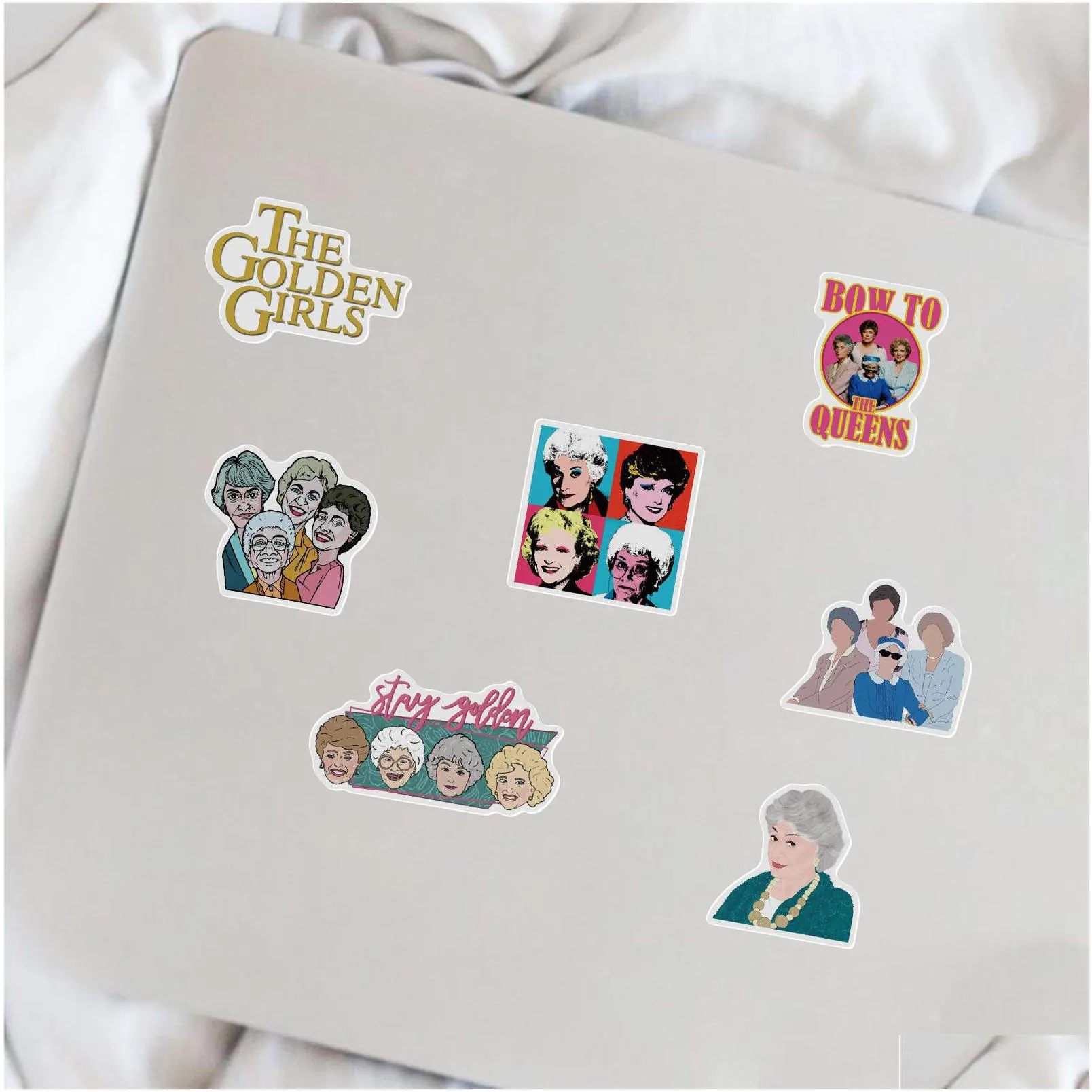 50 pcs mixed golden girls program graffiti skateboard stickers for car laptop fridge helmet pad bicycle bike motorcycle ps4 book guitar pvc