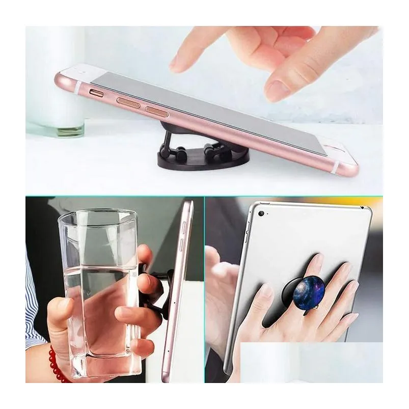 finger holder smartphone holders grip bracket pocket socket phones stand