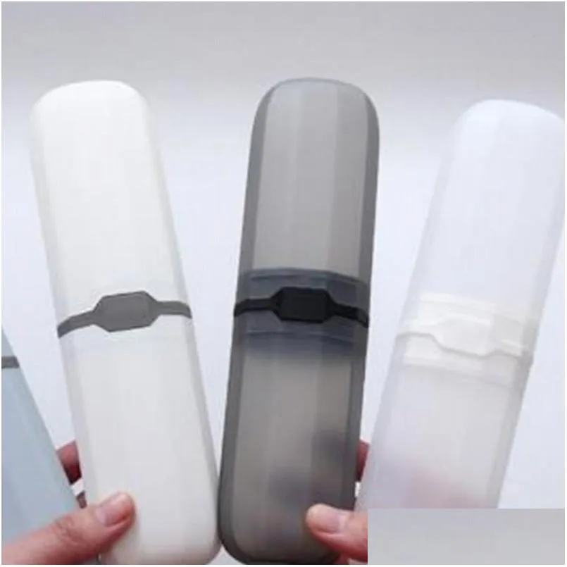 portable toothbrush boxes plastic toothpaste holder case box protector toothbrush cover travel camping wash box bathroom accesso 22 l2