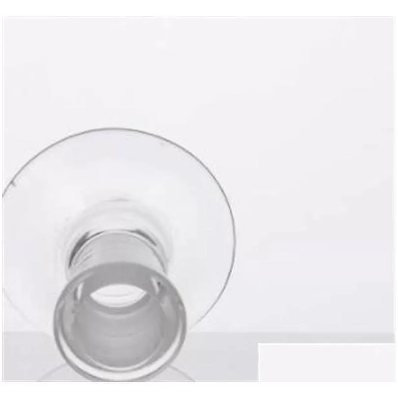 glass adaptor stand for bowl piece domes water pipe bongs adaptors 14mm 18mm male female frosted joint dropdown 3278 t2
