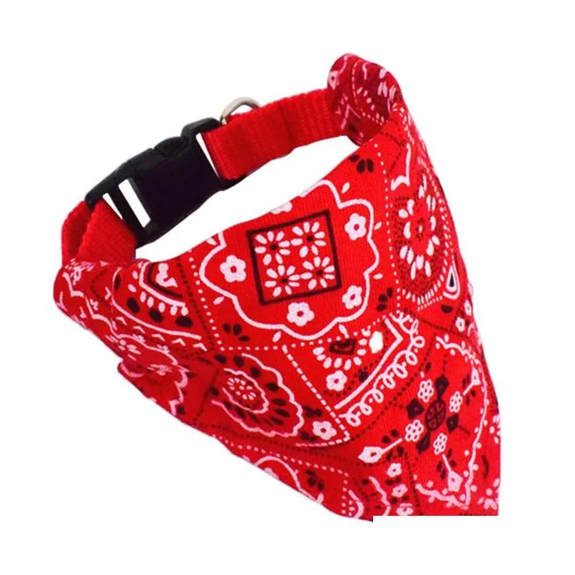 small animal supplies dog collars pet supplies saliva towel triangle pet scarf collar polyester pet bib scarf type 586 r2