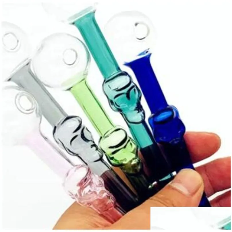 15cm great pyrex thick clear glass oil burner clear glass oil burner glass tube oil burning pipe somking pipes water pipes wholesale price 3279