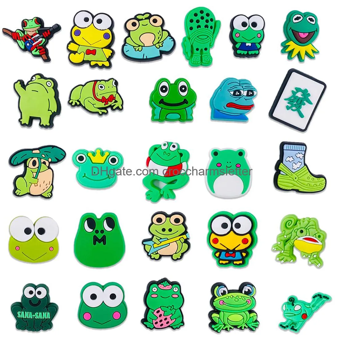 cute croc charms for kids pvc cartoon croc charms pack kawaii shoe decoration charms croc accessories birthday gifts party favors