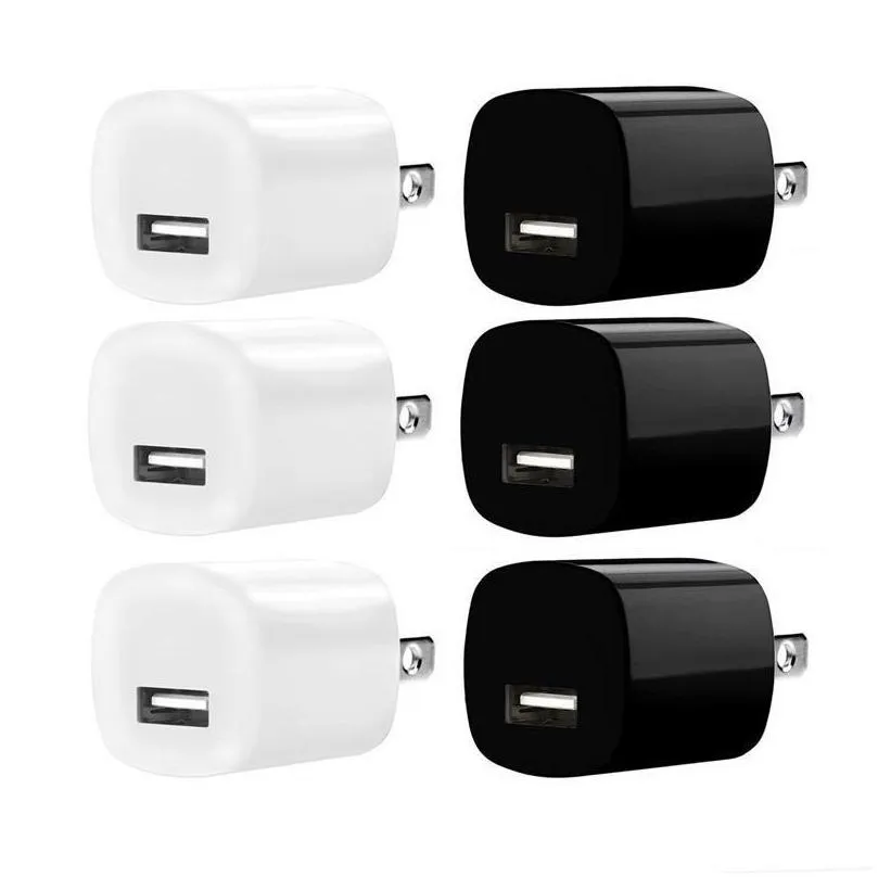 factory outlet square style 5v 1a us wall  usb plug phone adapter for samsung iphone 5 6 7 8 x android phone mp3