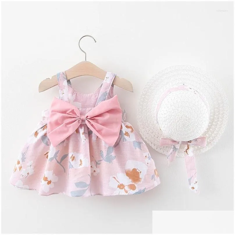 girl dresses summer printing dress for baby girls 1 2 3 4 sleeveless skirts casual trendy clothes childs cute loose vest outdoor