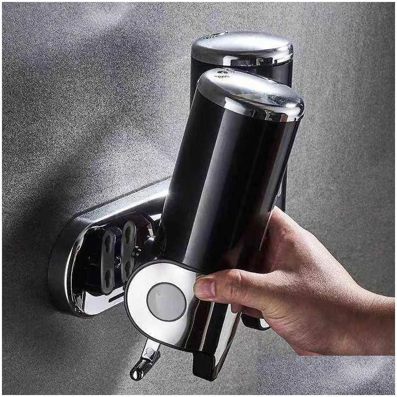 foam liquid soap dispenser hand sanitizer holder wallmounted shampoo pump bathroom accessories portable shower decoration tools