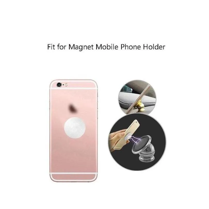 sticker metal plate disk iron sheet for magnet mobile phone holder car phones stand holders