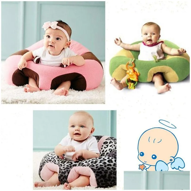 new cartoon baby seats sofa baby furniture support sit posture seat comfortable sofa 03 years kid learn eating plush soft chair