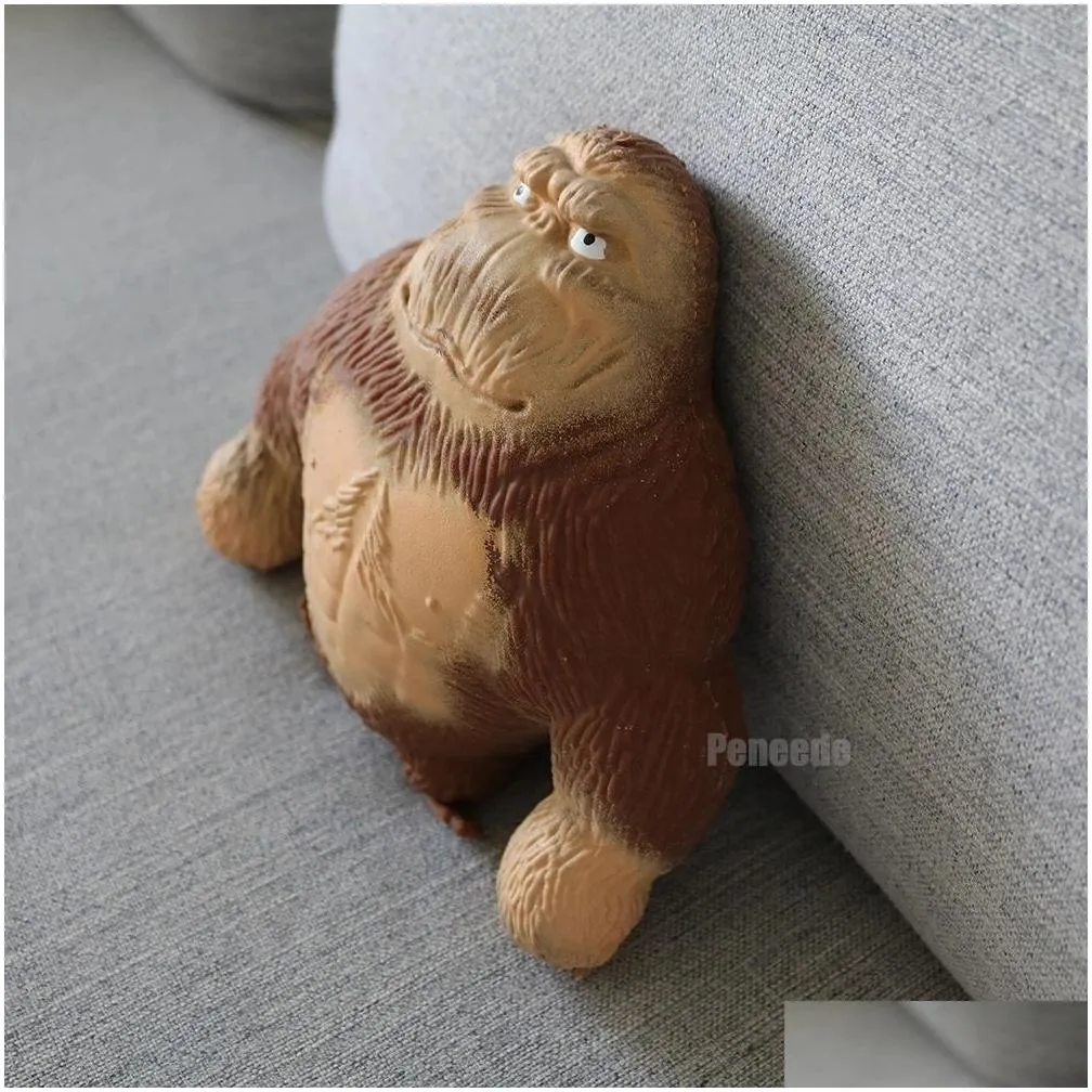 other home decor big  antistress orangutan fidget toy squishy elastic monkey funny gorilla 221007