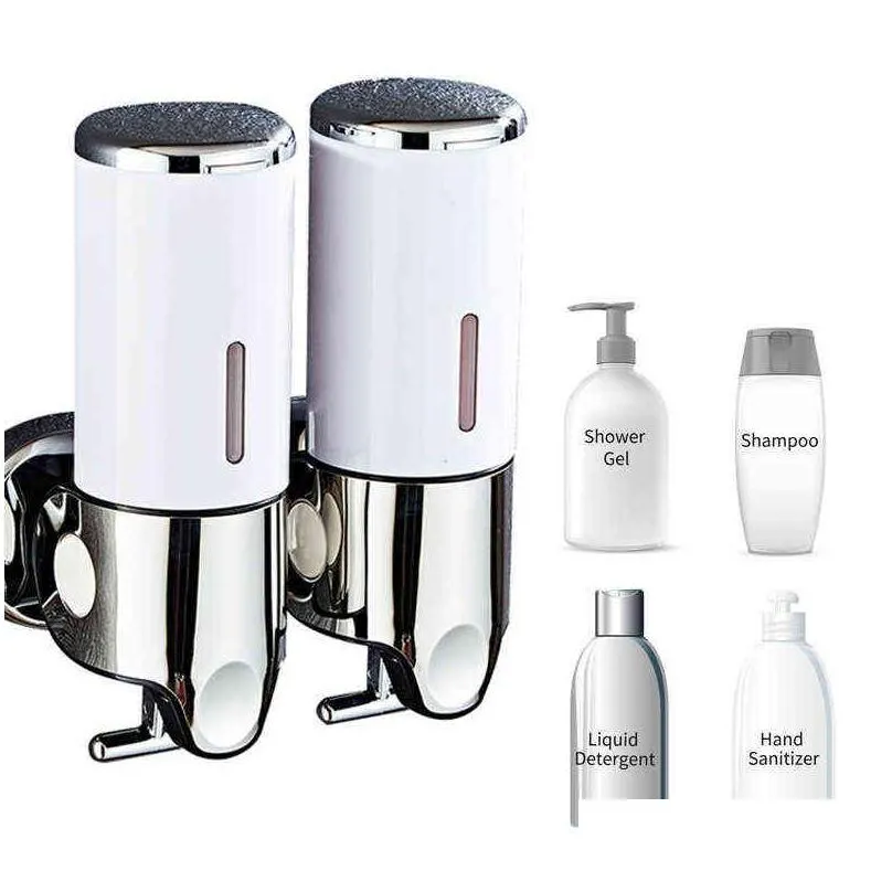 foam liquid soap dispenser hand sanitizer holder wallmounted shampoo pump bathroom accessories portable shower decoration tools