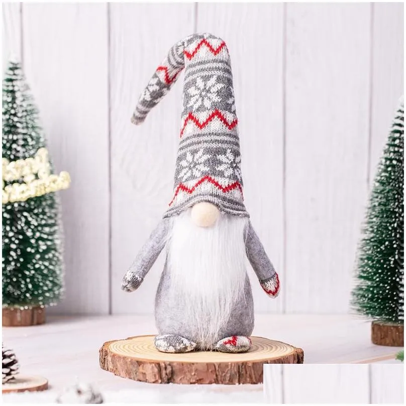 festive party supplies christmas plush toy faceless doll european style christmas gnomes dolls xmas gifts for men women 10 2wf d3