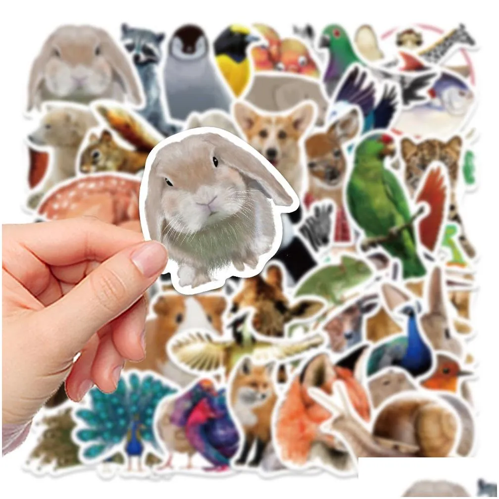 50pcs graffiti mixed animals stickers for car skateboard laptop ipad bicycle motorcycle helmet ps4 phone kids toys diy decals pvc water bottle