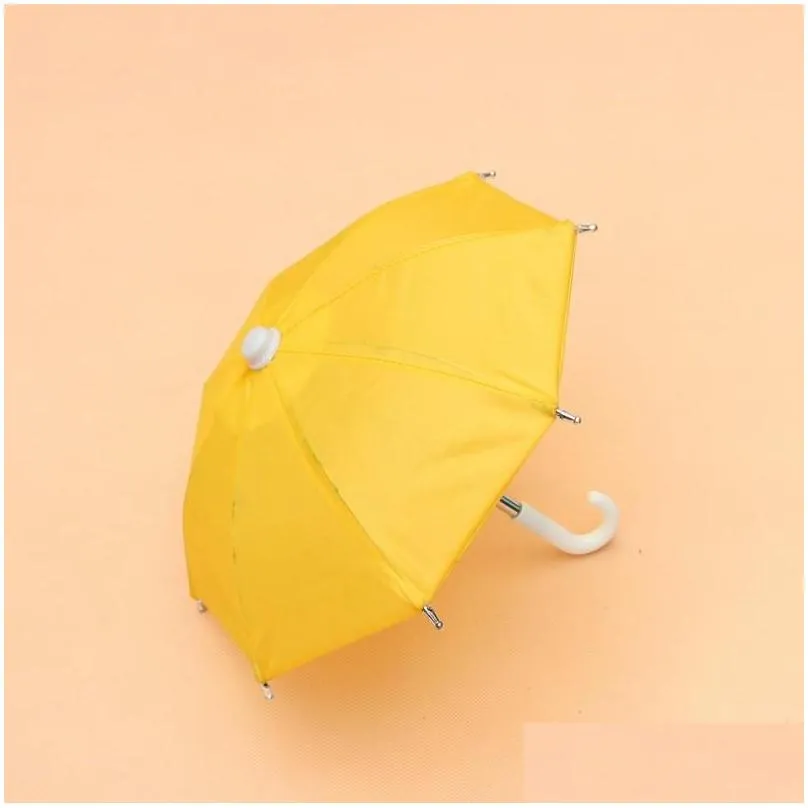 mini simulation umbrella for kids toys cartoon many color umbrellas decorative p ography props portable and light 4 9db zz