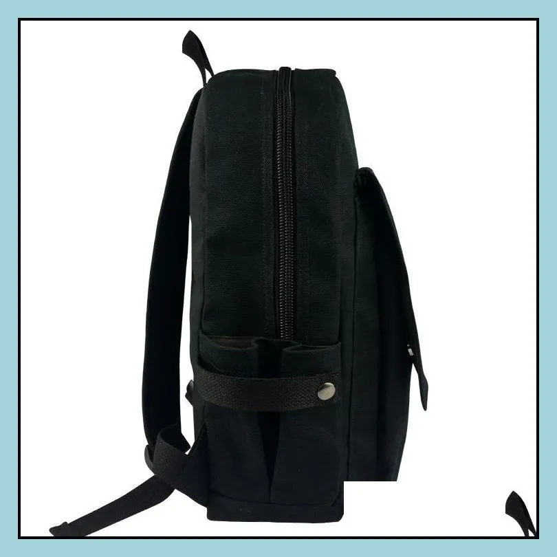 jojos bizarre adventure backpack anime laptop canvas backpacks student schoolbag for teenages travel bag mochila rucksacks3121