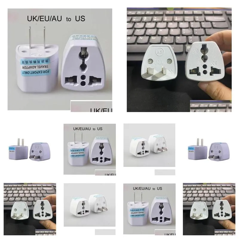 travel  ac electrical power uk au eu to us plug adapter converter usa universal adaptor connector high quality