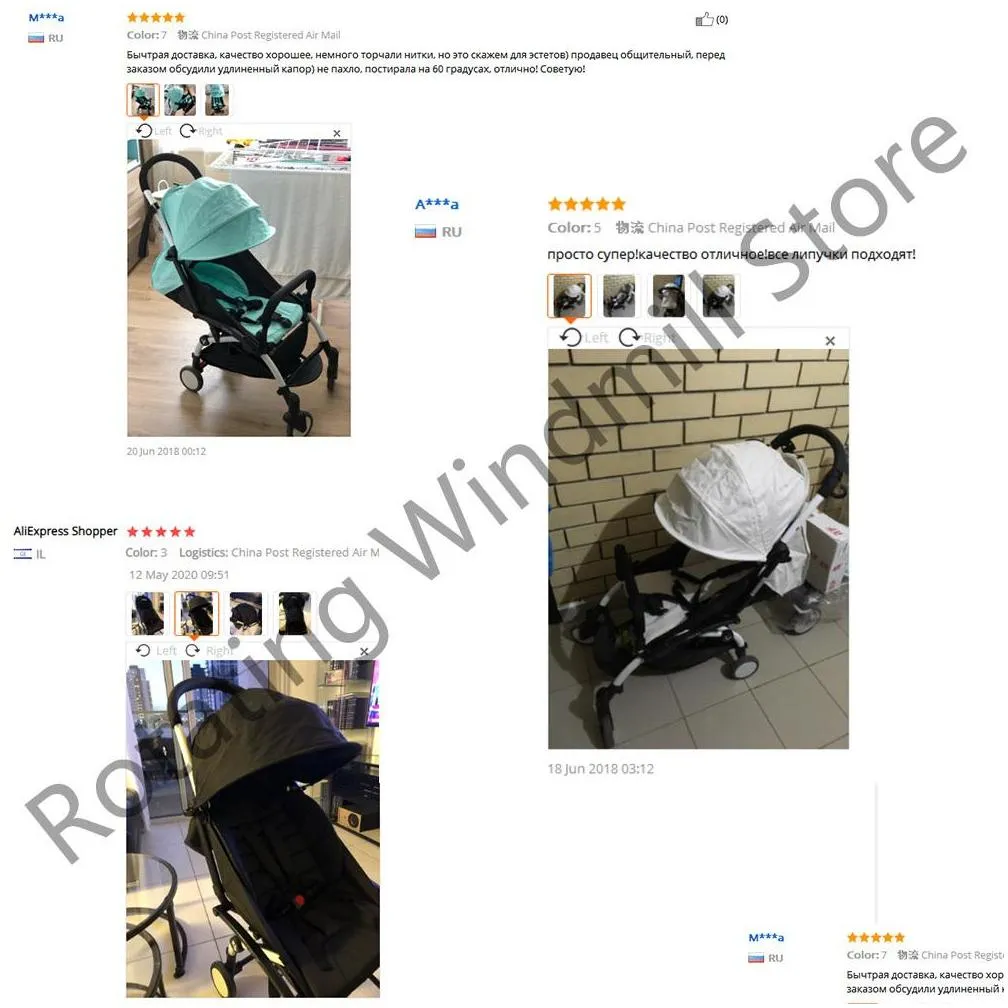 175 degrees stroller accessories for babyzen yoyo yoya seat liners sun shade cover back zipper pocket hood mattress for yoyo 201022