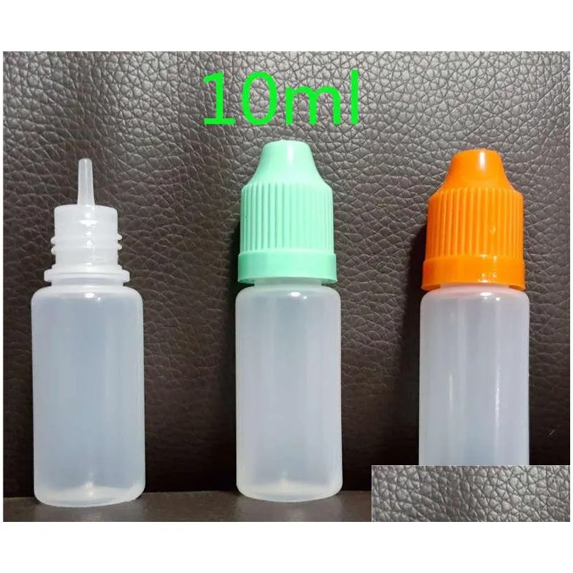 plastic bottle e cig 5ml 10ml 15ml 20ml 30ml 50ml 60ml 100ml 120ml pe soft translucent needle dropper for vaper electronic cigarette oil liquid juices storage