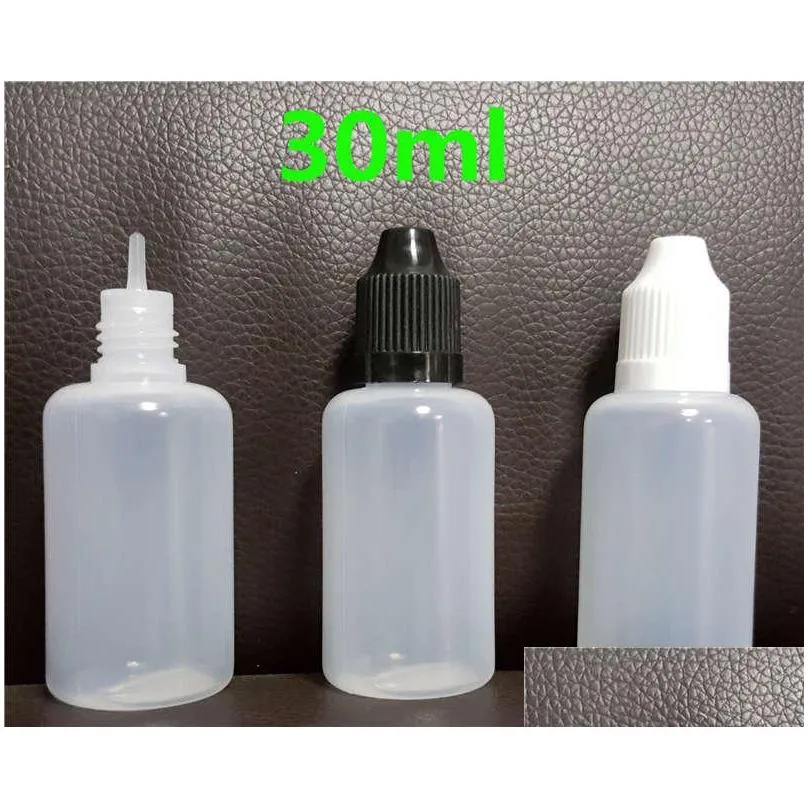 plastic bottle e cig 5ml 10ml 15ml 20ml 30ml 50ml 60ml 100ml 120ml pe soft translucent needle dropper for vaper electronic cigarette oil liquid juices storage