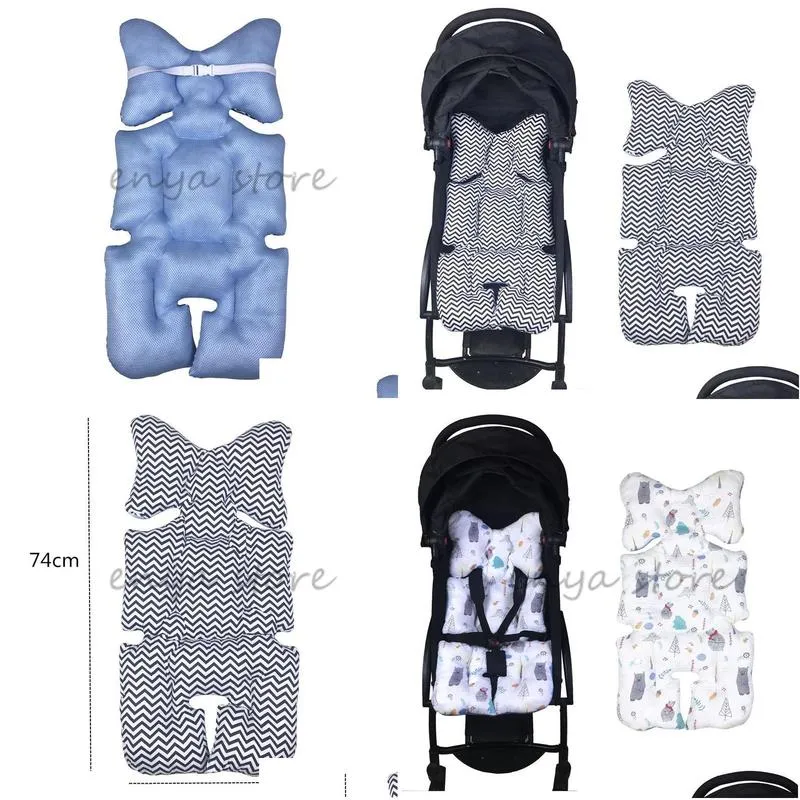 baby car seat cushion cotton infant baby stroller seat liner mattress padding pads for babyzen yoyo stroller yoya accessories 201022